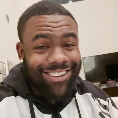 Mark Ingram II with Eggo waffles