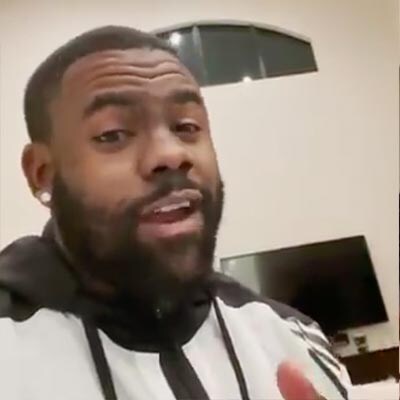 Mark Ingram II with Eggo waffles