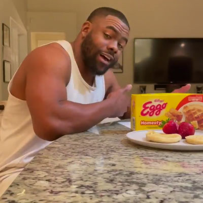 Mark Ingram II talking about 'thinking' you're missing breakfast