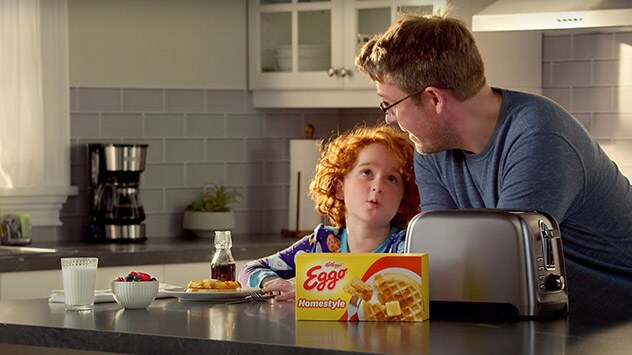Crispier Fluffier Eggo Homestyle waffles -- Launch Video Spot